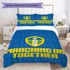 Постельное белье с узором Leeds United Комплект одеяла Пододеяльник Наволочка Домашний Декор Подарок на День Рождения (1 пододеяльник + 2 наволочки без наполнителя)66