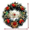 Christmas Wreath/Wall Hanging/Decoration for Xmas Party/Christmas Decorations for Home/Gifts/Wreath - (Black Pine, Diameter 10Inch)
