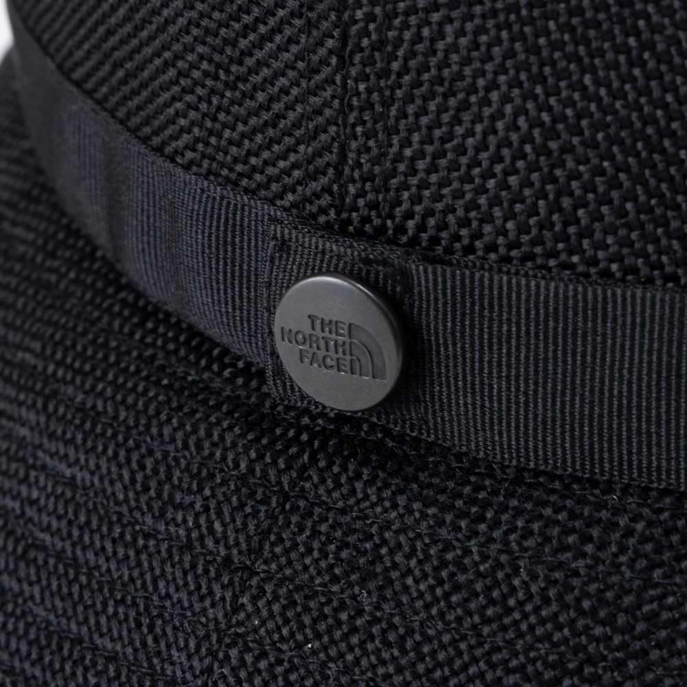 The North Face Hike Broom Removable Chin Size M Hat, Unisex, Straw, Compact, Washable, Strap, Black,