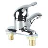 Bathroom Sink Faucet Zinc Alloy 2 Hole Single Handle Hot And Cold Water Mixer Tap For Home Hotel