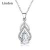 Женское ожерелье Lindon из медного сплава с цирконием, кулон для женщин, вечерние подарки, модный подарок