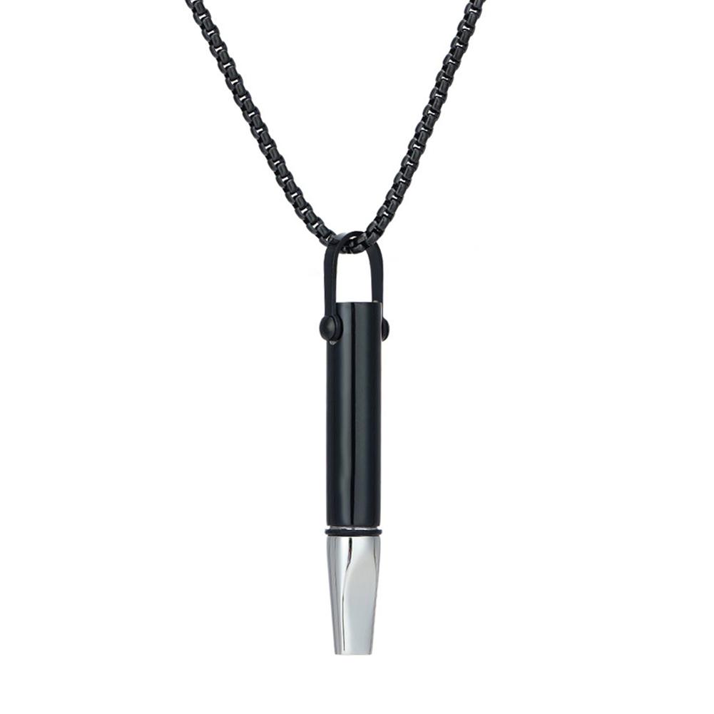Breathing Resistance Whistle Necklace Stress Relief Necklaces Jewelry Accessories For Women Men Gift