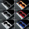 Italian Top Suede Central Console Water Cup Holder Trim Stickers for Tesla Model 3 Highland 2025 Model Y Juniper 2025-Up