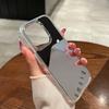 Роскошный зеркальный чехол с покрытием для телефона iPhone 17 Air 11 12 13 14 15 16 Pro Max Mini XS Plus, ударопрочный чехол из твердого акрила