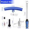 11.5" Tire Spoon Kit, 26Pcs Tire Changing Tool For Motorcycle Dirt Bike Lawn Tractor Bicycle, Motorcycle Tire Changer Tire Removal Tool With 3Pcs Rim
