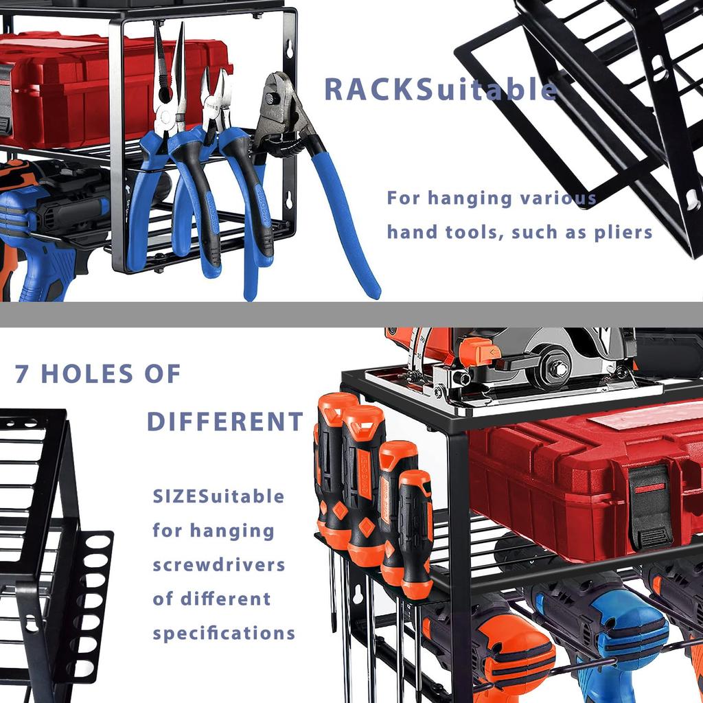 Шкаф для инструментов OYE для электроинструментов Дрели Стиль Ящик для инструментов 3 яруса Настенный