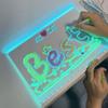 Colorful LED Light-Up Acrylic Drawing & Message Board for Kids