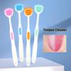 1/5PCS Tongue Scraper Oral Cleaner Brush Soft Silicone Cleaning Tongue Toothbrush Mouth Fresh Breath Scraping Hygiene Care Tools