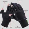 Loogdeel Touch Screen Waterproof Windproof Sports Gloves Warm Thermal Fleece Running Cycling Gloves Winter Gloves Men Gloves