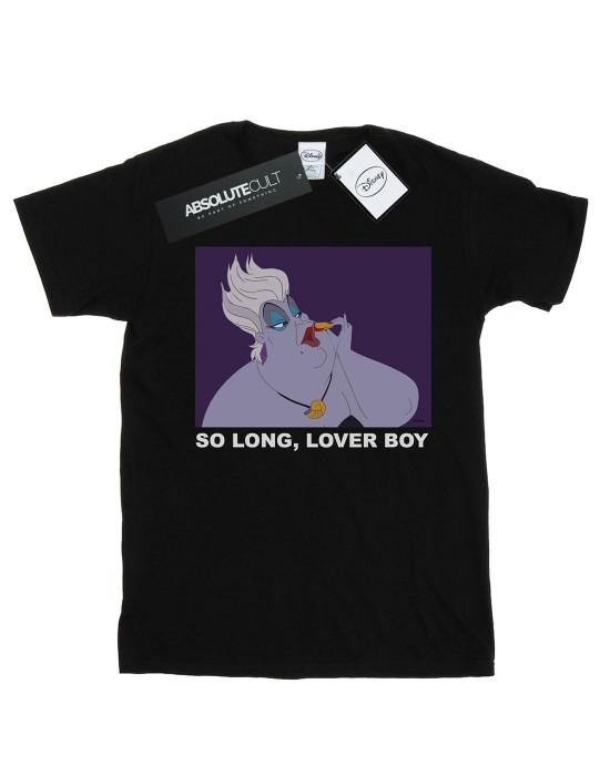 Disney Womens/Ladies The Little Mermaid Ursula Lover Boy Cotton Boyfriend T-Shirt