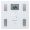 OMRON Weight Body Composition Meter Body Scan White HBF-214-W Thin 28mm Thick Design Large Font Display