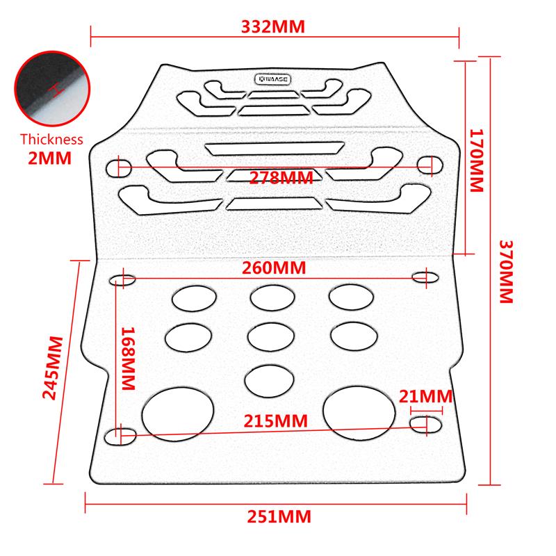 Belly Pan Engine Lower Base Chassis Guard Skid Plate Protector For Honda CRF250L CRF250 Rally 2017 2018 2019 2020 2021 2022