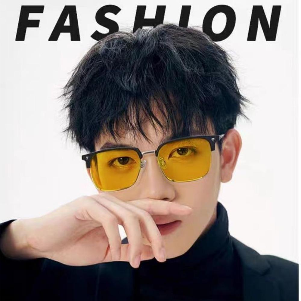 Очки ночного видения с защитой от синего света, солнцезащитные очки для мужчин и женщин, очки ночного видения для вождения