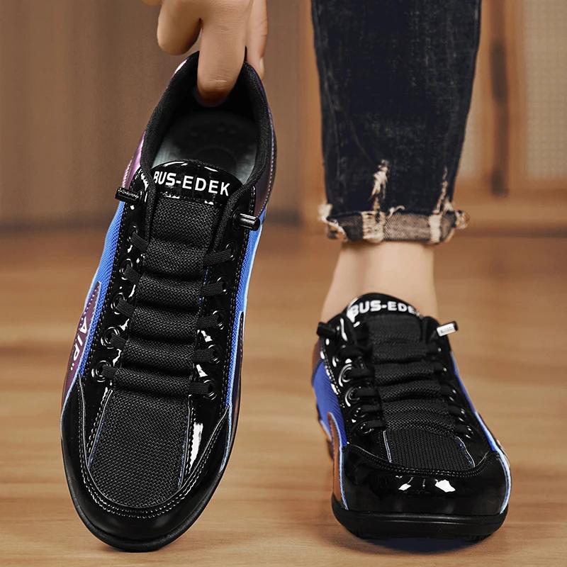 Мужские кроссовки, роскошные теннисные повседневные спортивные мокасины для мужчин, лето 2024, удобные туфли на плоской подошве, модная обувь для бега, треккинговая обувь