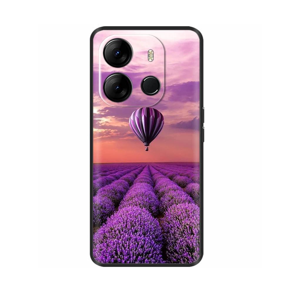 Для чехла Spark Go 2023 Мягкий черный силиконовый бампер-крышка Для Tecno Spark Go 2023 BF7n Чехол Capa Защитный чехол для мобильного телефона Etui