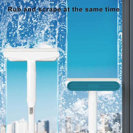 Распылитель с длинной ручкой. Водопоглощение. Универсальное применение. Эффективная очистка окон с помощью скребка.