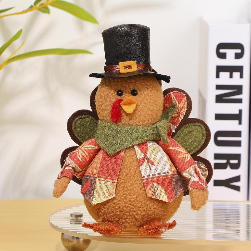 Орнаменты для дисплея «Рудольф и индейка» на День благодарения