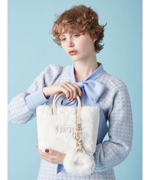 Меховая сумка-тоут из экомеха RWGB254500 IVR Женская