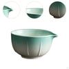 Ceramic Green Tea Bowl 500ml 14x12.6x7.2cm Lightweight for Friends Lovers Multifunctional