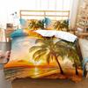 Гавайи Комплект пододеяльника Пляж Море Покрывало для детей Мальчиков Девочек Постельное белье Летний Тематический Чехол для одеяла Кинг Квин Полный размер