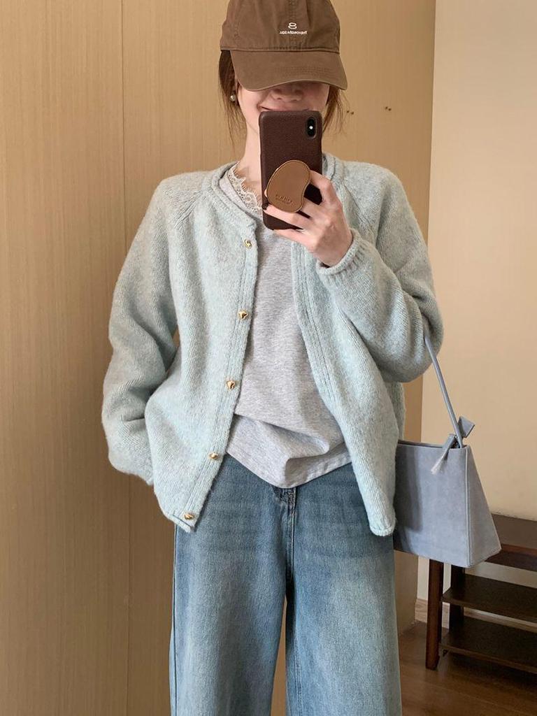 Женская летняя футболка из бамбукового хлопка с V-образным вырезом и кружевной отделкой - Корейский стиль, свободный крой, топ, молодёжный