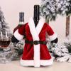 Christmas Wine Bottle Covers Creative Festive Decoration Dress Style Cover Set for Holiday Party Table Home Decor Kitchen Gift