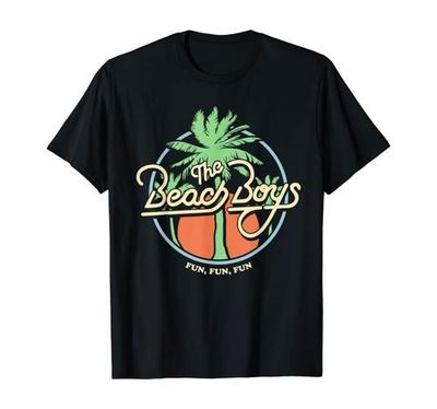 The Beach Boys Fun Fun Fun Пальма Черная S-5XL Футболка HS116 Унисекс Футболка