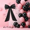 Giant Bow Ribbon Satin Window Display Big Bow Christmas Tree Topper Bow Holiday Wedding Party Wall Decor Hanging Ornaments