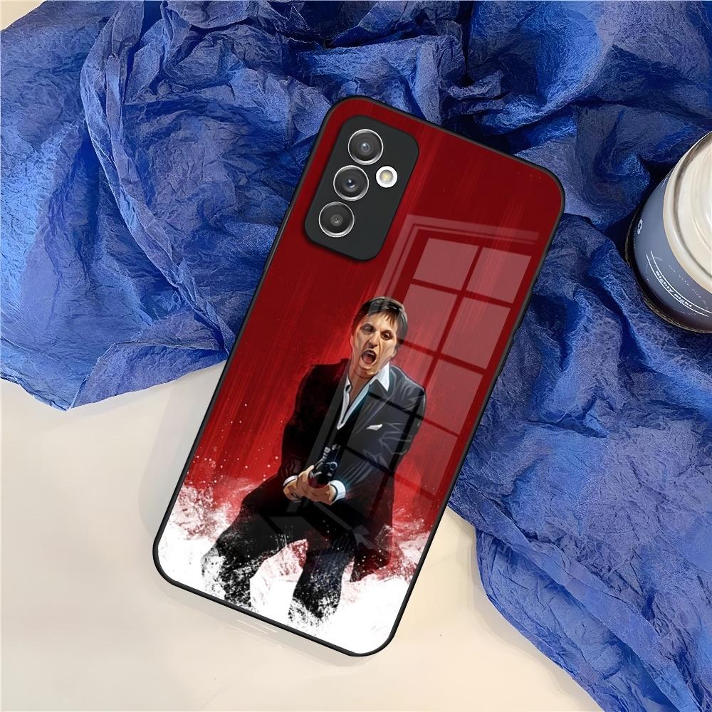 Чехол для телефона Scarface Godfather Tony Montana для Samsung Galaxy S26 S25 S24 S30 S21 S23 S20 S22 Fe Pro Edge Ultra Plus стеклянная крышка