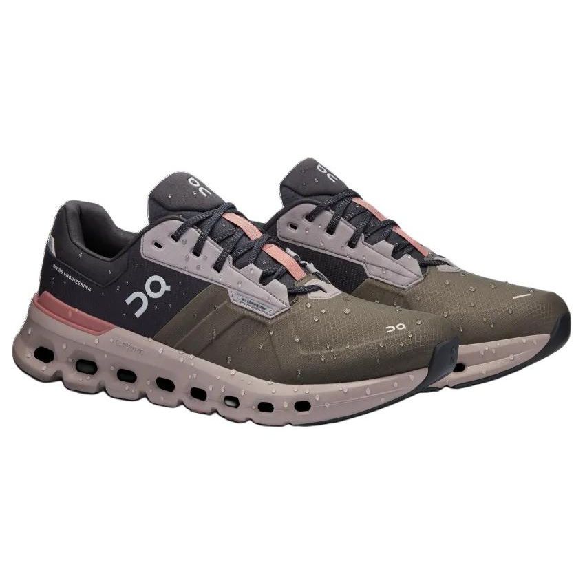ON Cloudrunner 2 Водонепроницаемые мужские кроссовки оливкового красного дерева, зеленые 3ME10152131