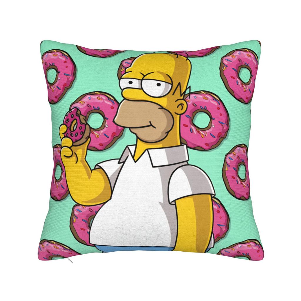 Marge SSimpsons Head Repeat Pattern Pillow Cover Funny Pillow Case For Sofa Home Decor Soft Pillowcases Gift Idea