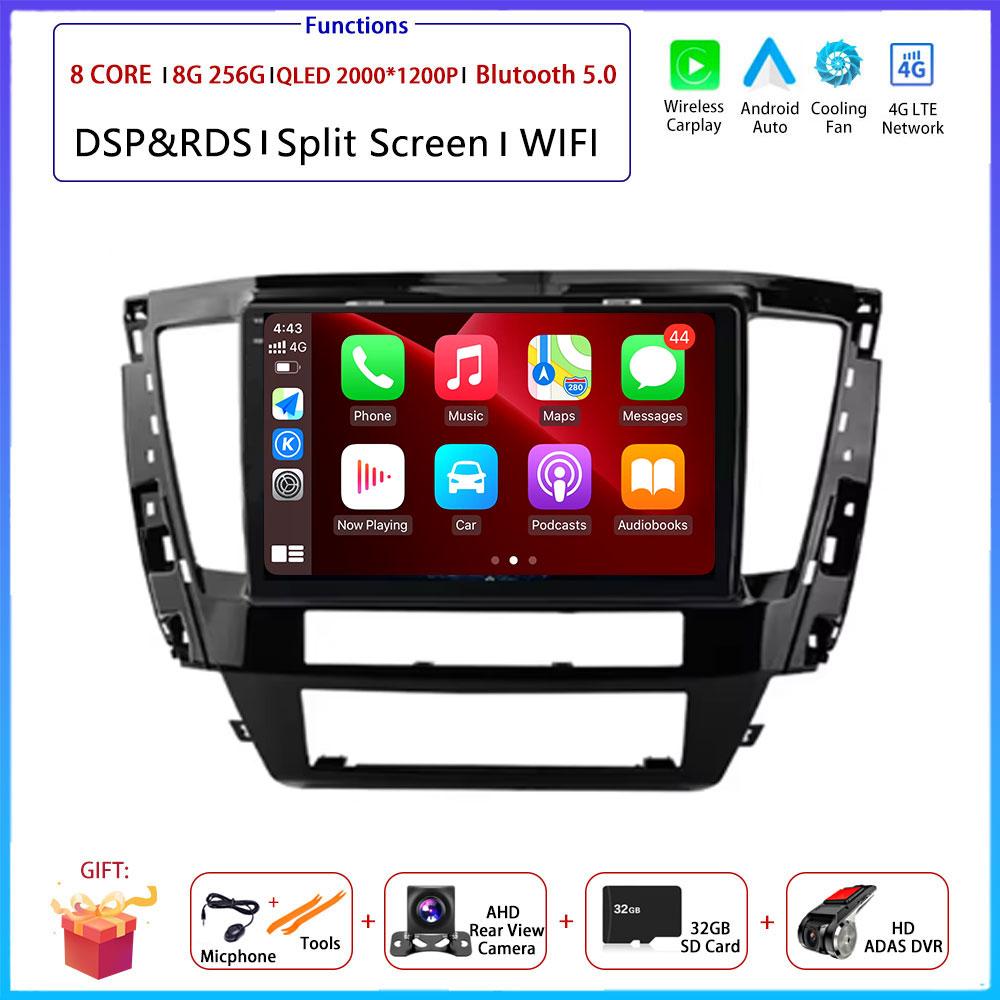 9 "4G Android OS Carplay Auto для Mitsubishi Pajero Sport Montero 2020 Автомобильный радиоприемник Навигация GPS Мультимедиа Видеоплеер DSP AMI