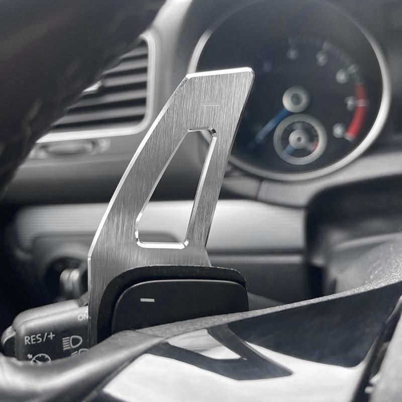 Наклейки-удлинители подрулевых лепестков переключения передач DSG для Volkswagen Tiguan Golf6 MK6 Jetta GTI R20 R36 CC Scirocco EOS