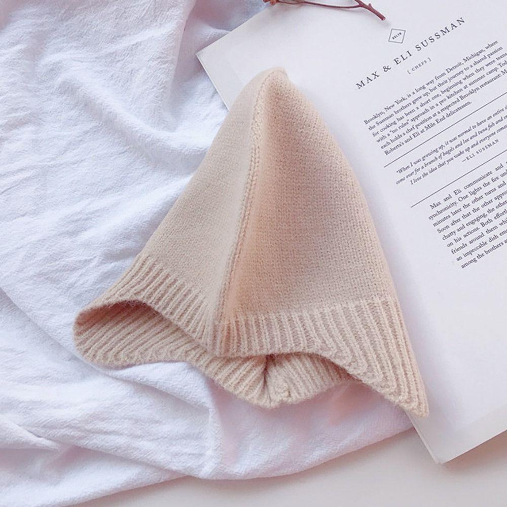 5 месяцев-3 года Защитная зимняя шапка для ушей Мягкая вязаная шапка для малышей Для детей