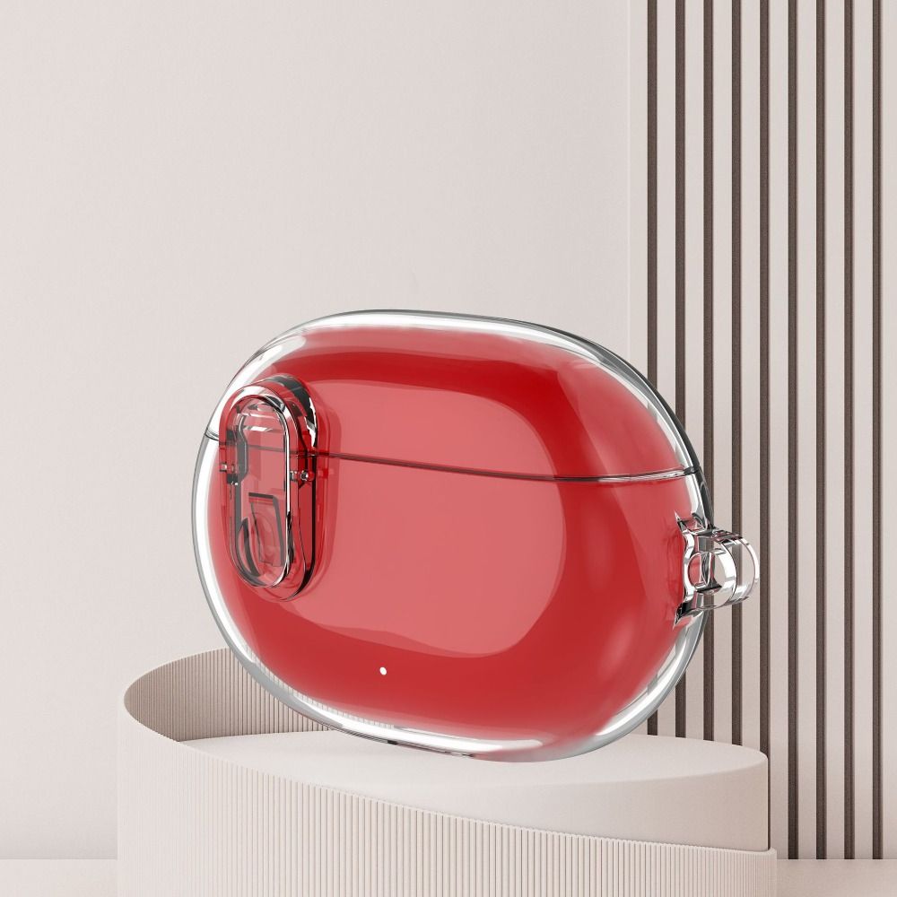 TPU Earphone Protective Case Transparent Lock Catch Earphone Soft Cover Dustproof Soft for Beats Studio Buds/Buds+