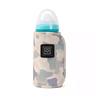 Remarks Japan Camouflage Gray Bottle Warmer, USB Insulated, Portable Baby Bottle Warmer with Heating Case