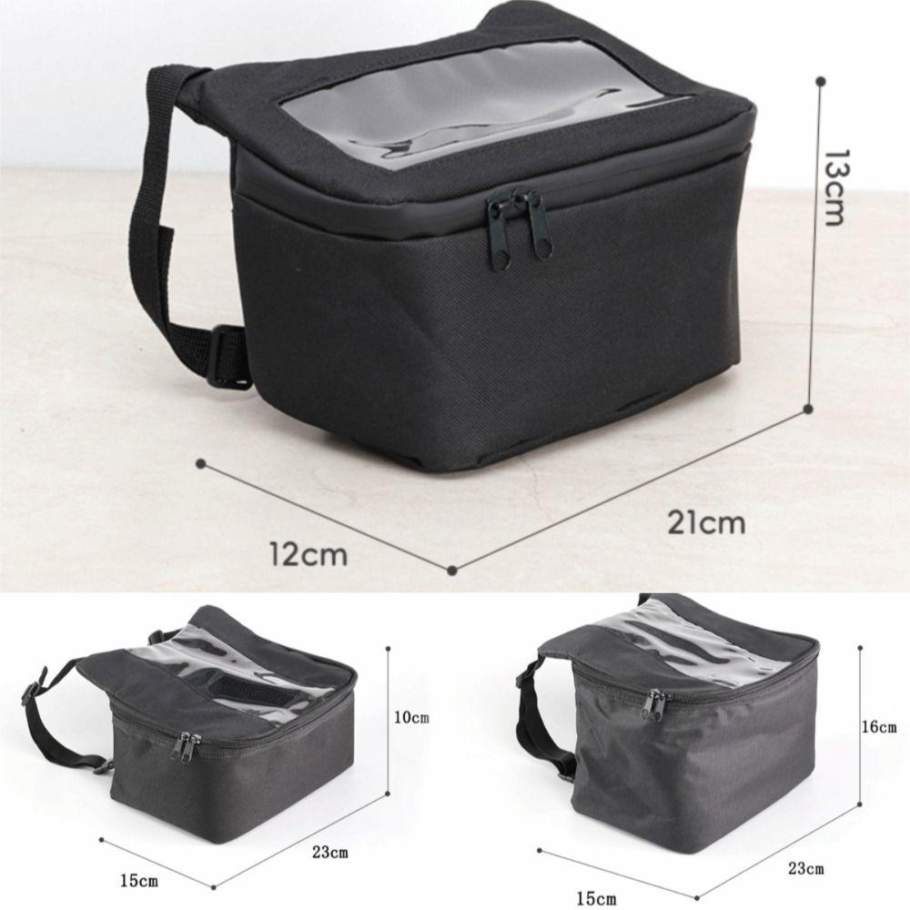 Waterproof Scooter Front Storage Pouch Large Capacity Handlebar Phone Bag Scooter