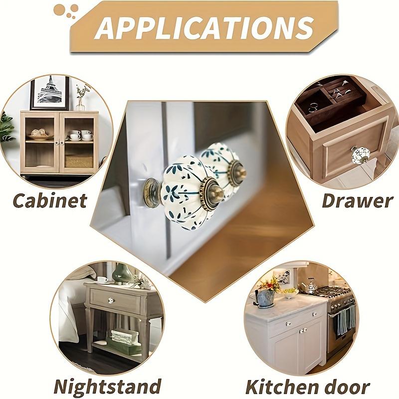 2 шт. художественная керамическая ручка для ящика с одним отверстием синяя и белая фарфоровая керамическая винтажная ручка для ящика шкафа или гардероба 38x35 мм