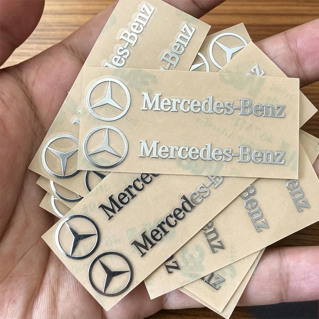 ZHM3 Car Decoration Styling Decals 3D Metal Emblem Sticker For Mercedes Benz A/C/E/R/S Class GLK GLS W204 W205 CLA GLB W206 W203 W176