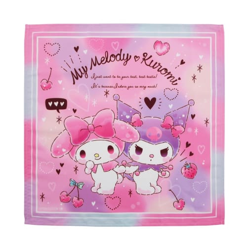 Salonge My Melody & Kuromi 43601 Napkin Set (3 pieces) 870900 Lunch Cloth Lunch Cloth My Melody MyMelody KUROMI