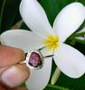 925 Sterling Silver Raw Watermelon Tourmaline Gemstone Ring Sz 9.5  Gift For Her