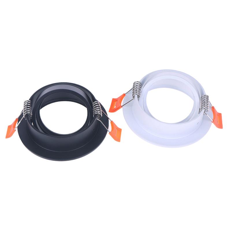 Высококачественный алюминиевый сплав Белый/Черный Круглый Gu10 Mr16 Регулируемый точечный светильник Светильник Светодиодный потолочный светильник Рамка