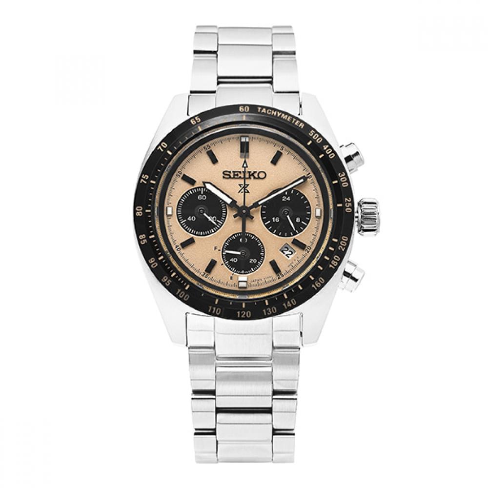 Seiko SSc817p1 Sbdl089 ProSpex Speed Timer Bifold Chrono Daytona Мужские металлические часы
