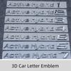 Active Hybrid 1 2 3 4 5 6 7 8 Car Styling Trunk Letters Emblem Nameplate Logo Badge For 1 2 3 4 5 6 7 Series