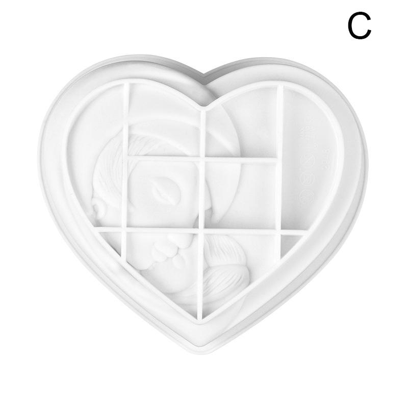 Child Family Parent Single Cavity Theme Cake Mould Food Grade Silicone Cake Molds Diy Kitchen Mousse Dessert Baking Tools