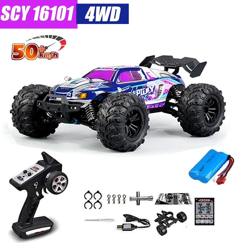 Scy16101 pro Высокоскоростная RC Машинка Бесколлекторная 4WD Внедорожник Дрифт Машина на Радиоуправлении 1:16 профессиональных гоночных автомобилей против SG116MAX Wltoys