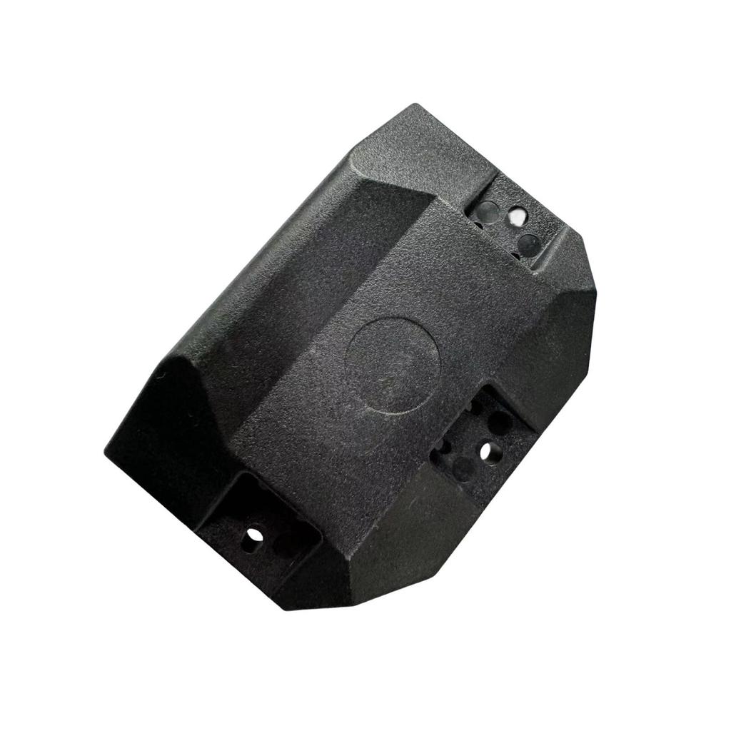 Large Bass Drum Cowbell Clip with Plastic Clapper & Wooden Fish Extension Stand