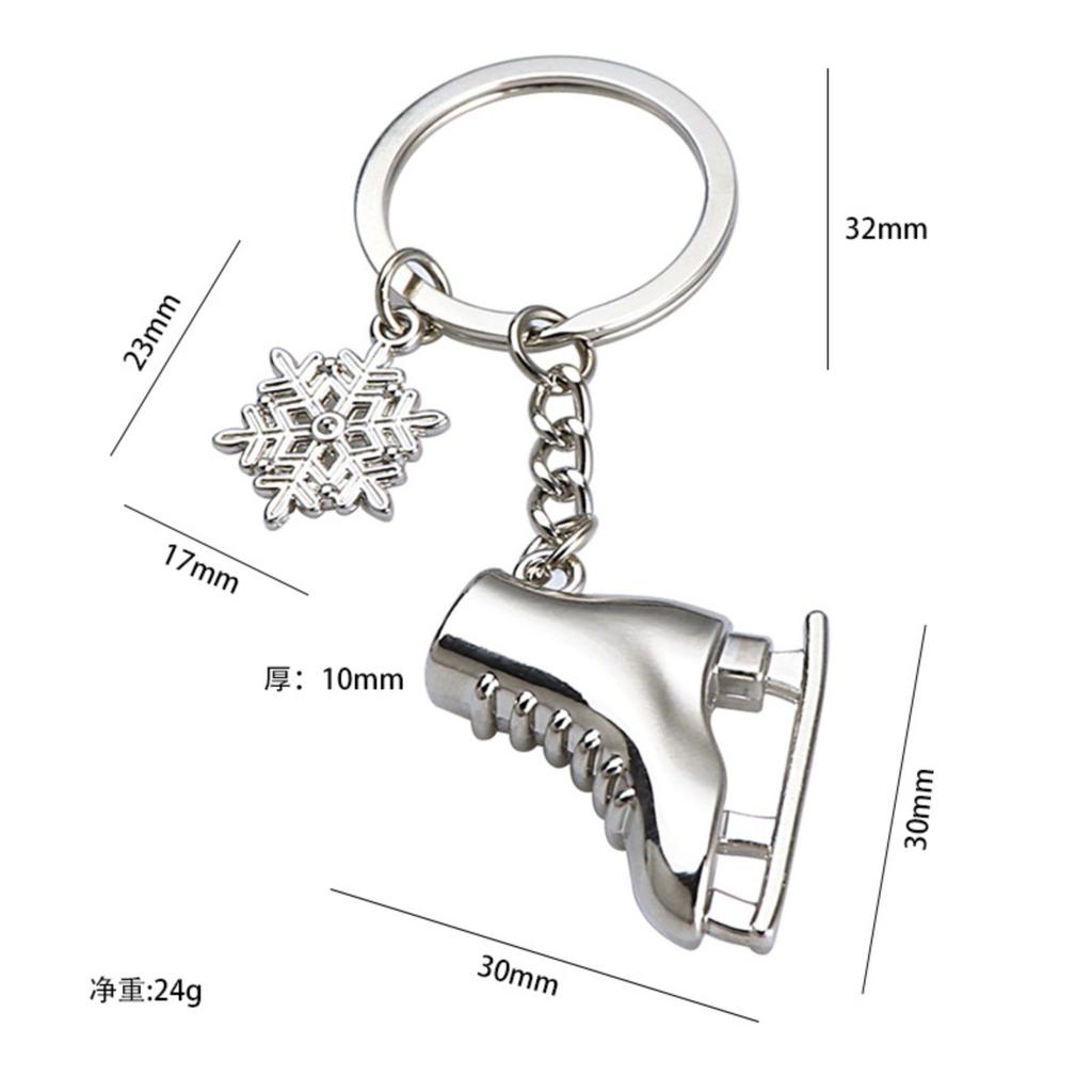 Winter Snowsports Club Sled Board Keychain Snowboard Keychain Snowboarding Keychain Snowsports Enthusiast Gifts