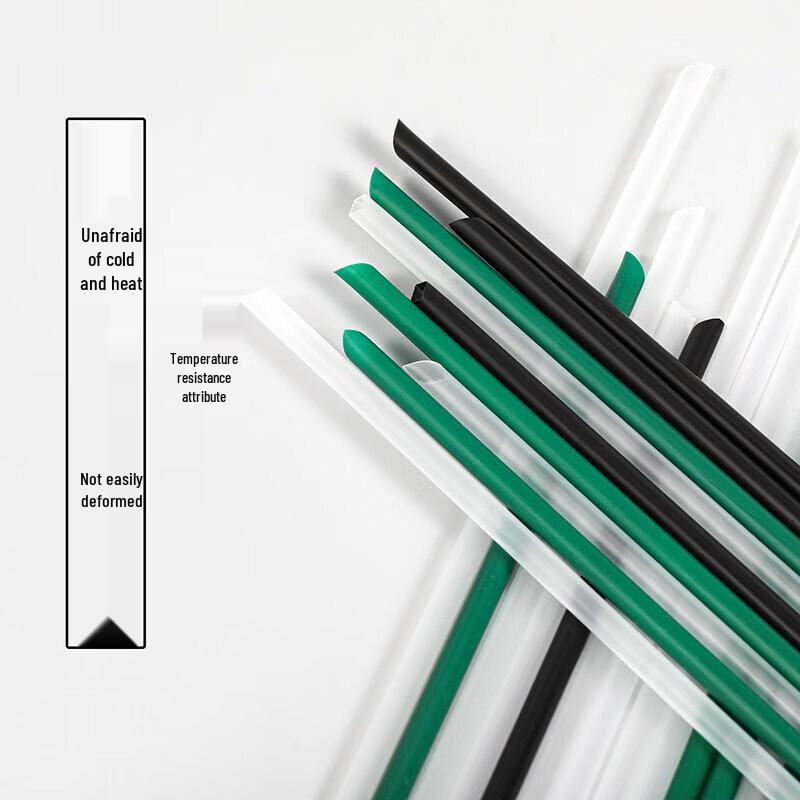 Qiwei Disposable Thin Extended Plastic Straws