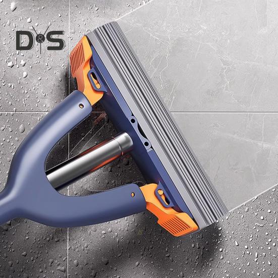 Ручная швабра для мытья полов, легкая, простая в эксплуатации губчатая швабра с функцией самовыдавливания, кухонный инструмент для мытья окон и стекол